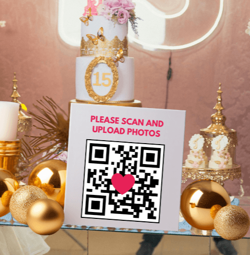 Canva-QR-Code für Geburtstag